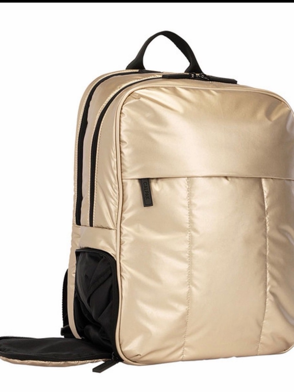 CALPAK Luka 15” Laptop Backpack in Gold